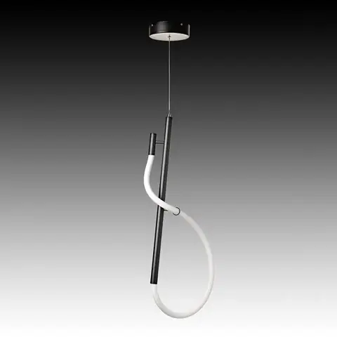 Люстра Berger 7007-PL-22 LED 22 Вт 4000 K, чорний · 2