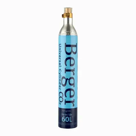 Набір для газування води Berger SM-102, чорний: 2 балони CO2, 1 × 1 л + 3 сиропи · 6