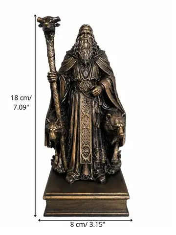 Статуетка DIKOCE Велес 18 см, антична бронза · 6