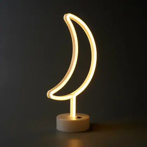 Настільний LED неоновий світильник Місяць Arnolux 1.7W жовтий (ARN-07-TL-Moon-YL) · 3