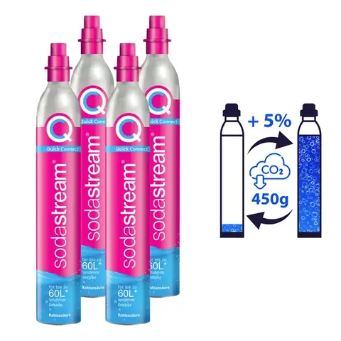 Обмін 4 рожевих балонів CO2 Quick Connect по 425 г - Berger / SodaStream / інші · 3