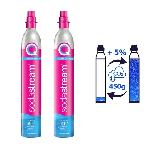 Обмін 2 рожевих балонів CO2 Quick Connect по 425 г - Berger / SodaStream / інші · 3