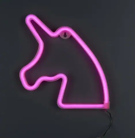 Настінний LED неоновий світильник Єдиноріг Arnolux 1.8W рожевий (ARN-41-WL-Unicorn-PN) · 2