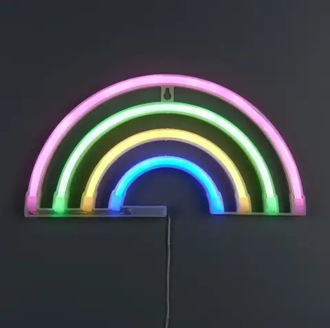 Настенный LED неоновый светильник Радуга Arnolux 1.9W разноцветный (ARN-43-WL-Rainbow-ML) · 2