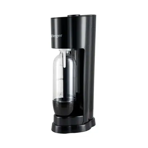 Набір для газування води Berger SM-102, чорний: 2 балони CO2, 1 × 1 л + 3 сиропи Light · 3