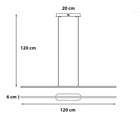 Люстра Berger 7018-PL-21 LED 21 Вт 4000 K, чорний · 8