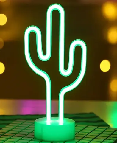 Настільний LED неоновий світильник Кактус Arnolux 1.9W зелений (ARN-09-TL-Cactus-GR) · 4