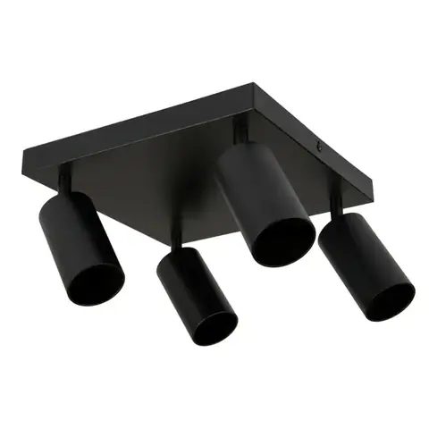 Спотовый светильник Berger 4001-CL-4 GU10, чёрный · 2