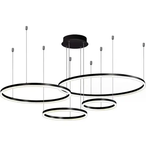 Люстра Berger 7013-PL-82 LED 82 Вт 4000 K, чорний · 2