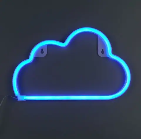 Настінний LED неоновий світильник Хмаринка Arnolux 1.7W синій (ARN-31-WL-Cloud-BL) · 2