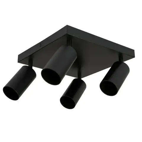 Спотовый светильник Berger 4001-CL-4 GU10, чёрный · 4