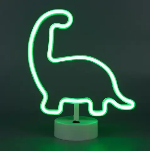 Настільний LED неоновий світильник Динозавр Arnolux 1.8W зелений (ARN-16-TL-Dinosaur-GR) · 2